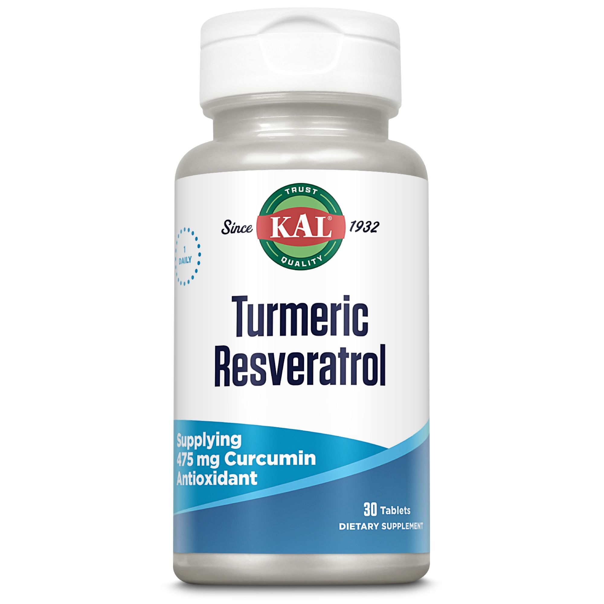 Solaray Turmeric Resveratrol 30 St Tabletten