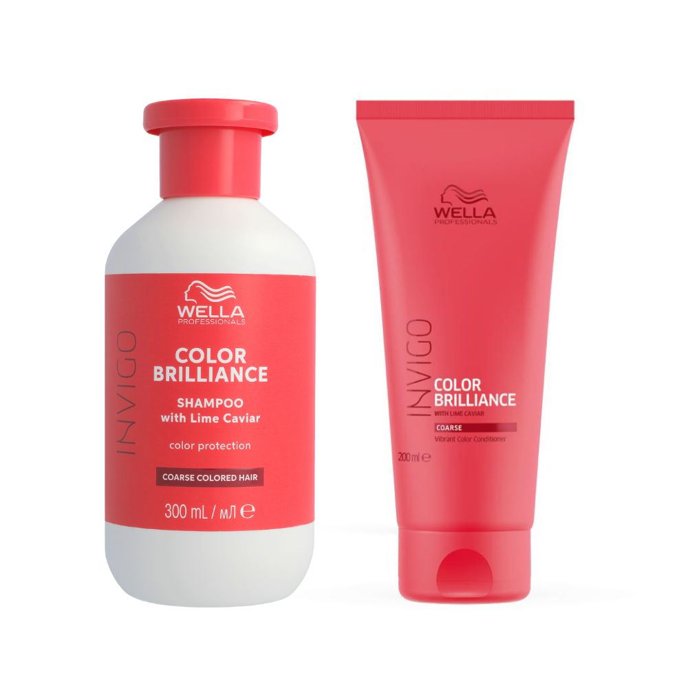Wella Invigo Color Brilliance Shampoo & Conditioner Coarse Set