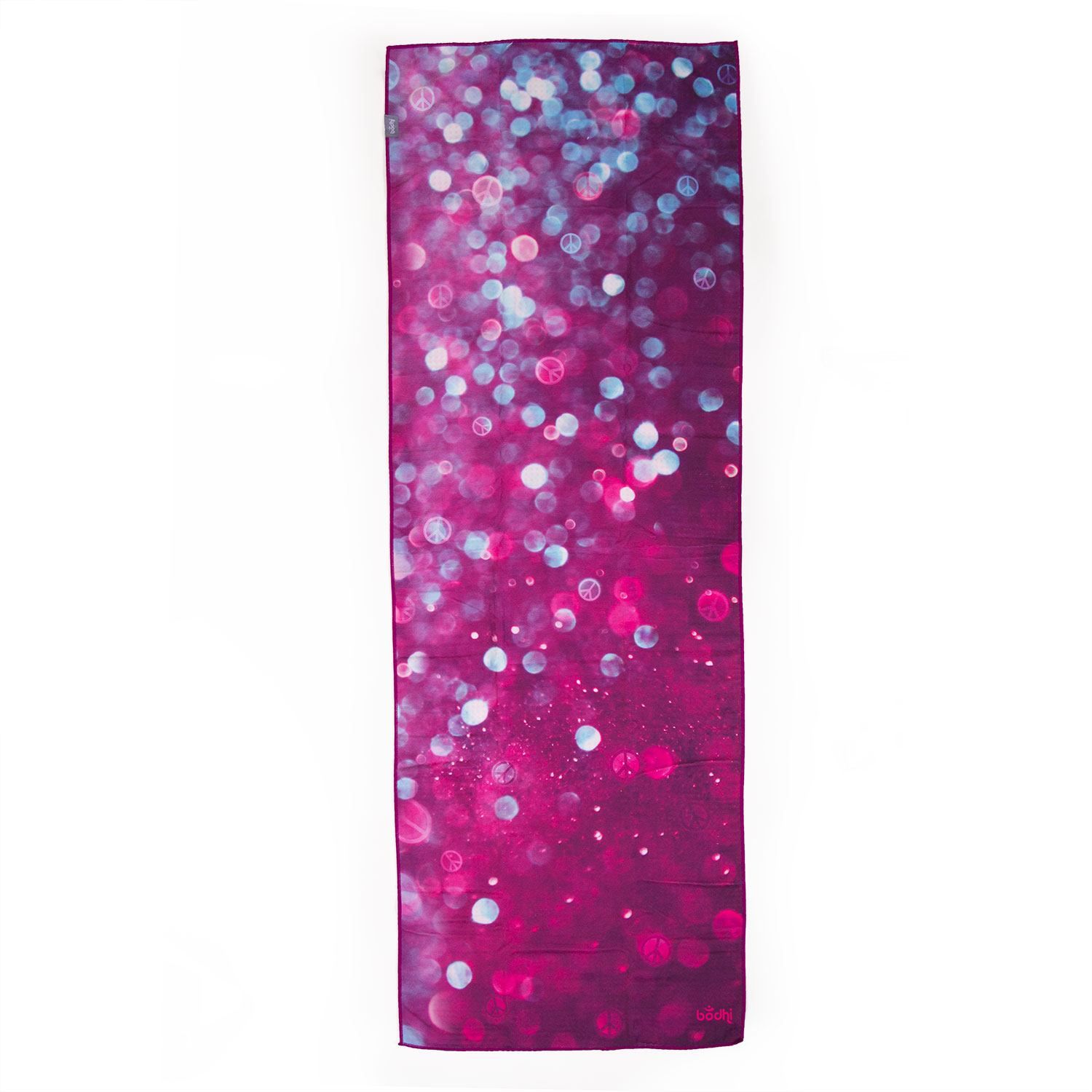 GRIP² Yoga Towel Art Collection, Drops of Peace aubergine 907ADP
