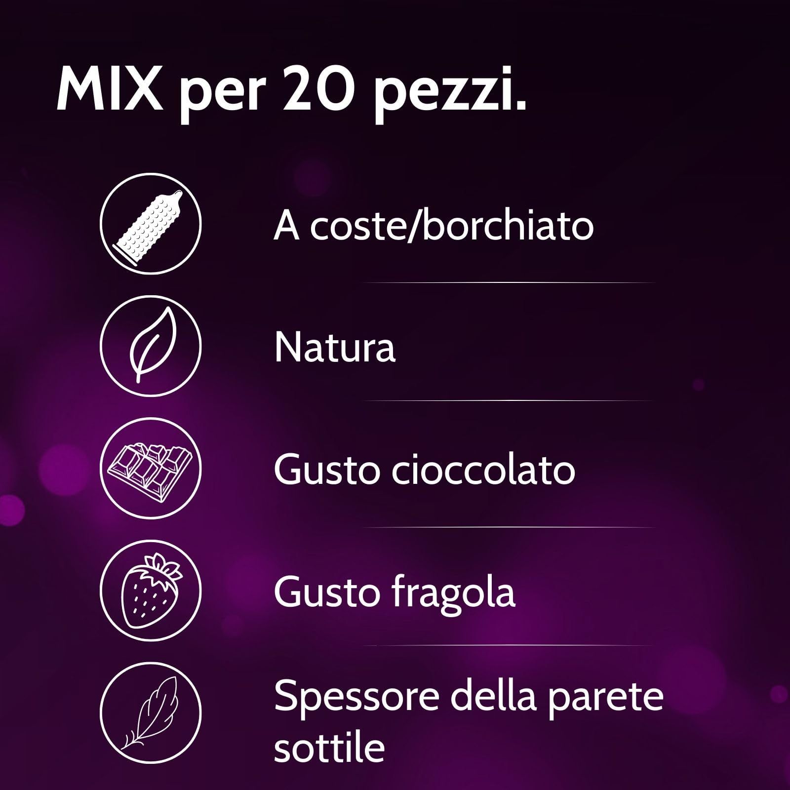 Vibratissimo Kondome Mix + Play Gel Set