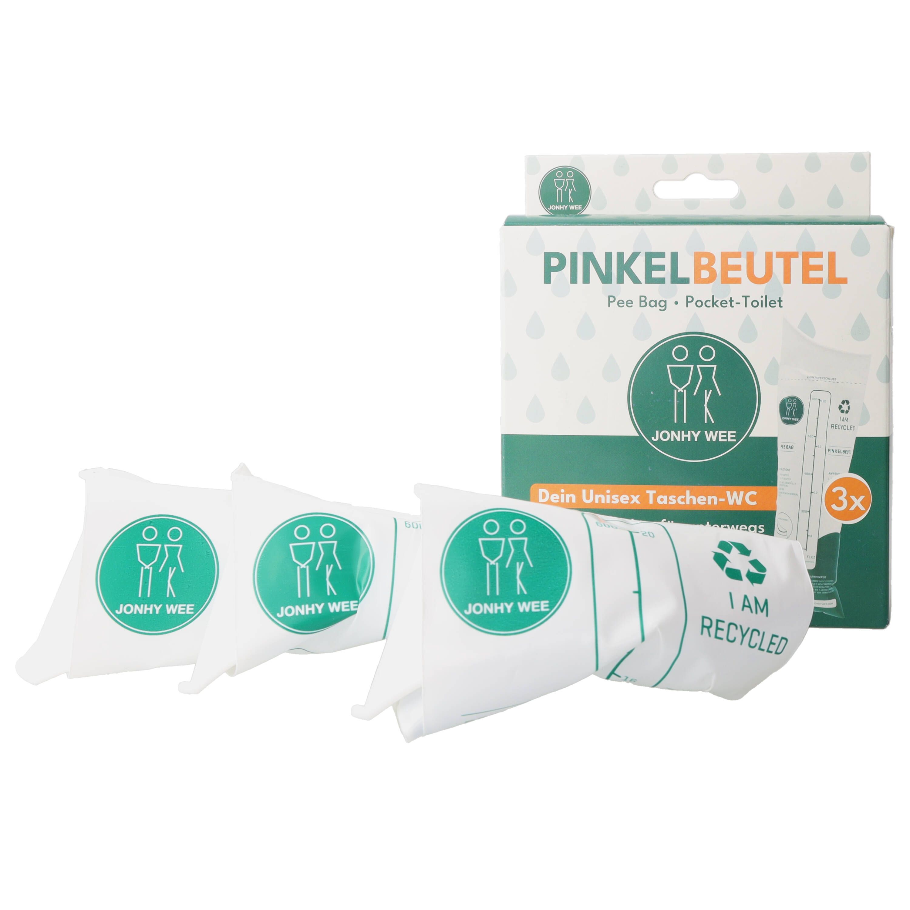 Jonhy Wee Unisex Pinkelbeutel Notfalltoilette