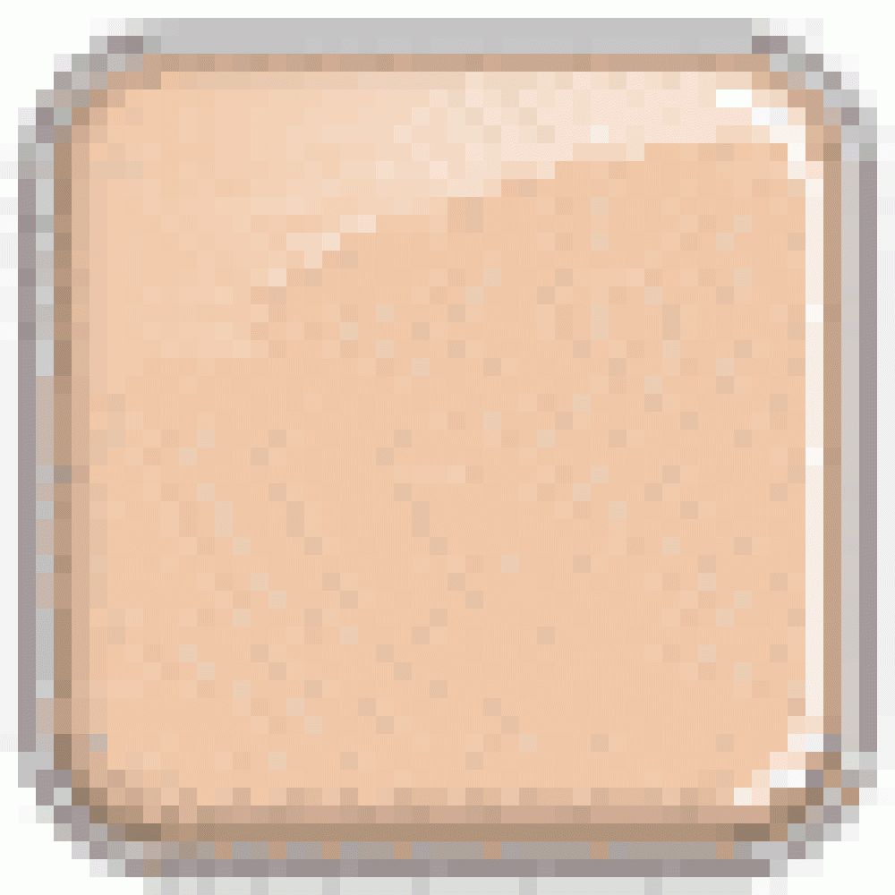 Quadratische Dose mit beiger Creme. Glänzende Oberfläche. Silberner Rand.