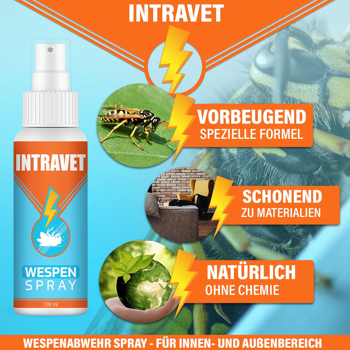 Intravet® | Wespen Spray | Wespenabwehr