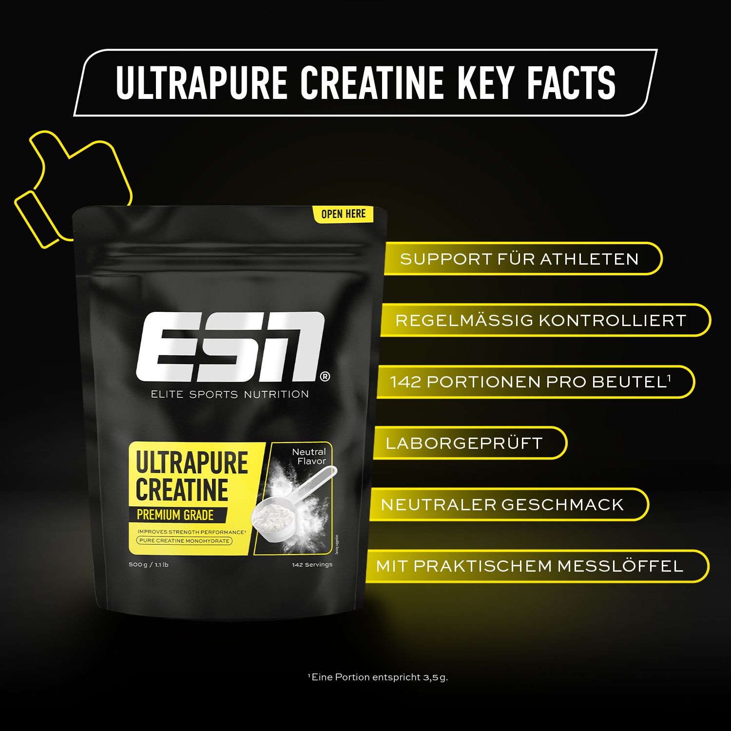 ESN Ultrapure Kreatin Pulver