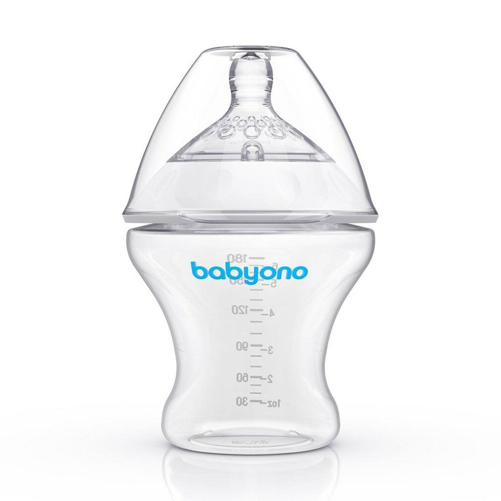 BabyOno Babyflasche 1450 button  natural nursing