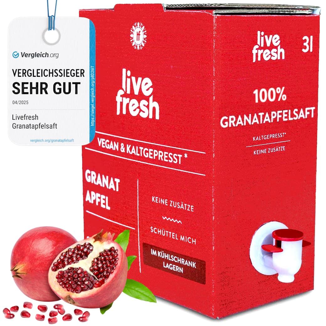 LiveFresh Granatapfelsaft