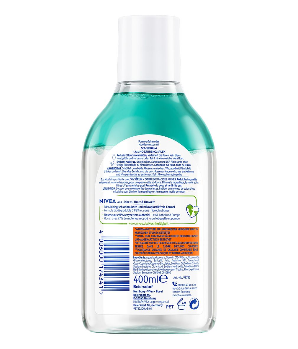 NIVEA Derma Skin Clear Mizellenwasser