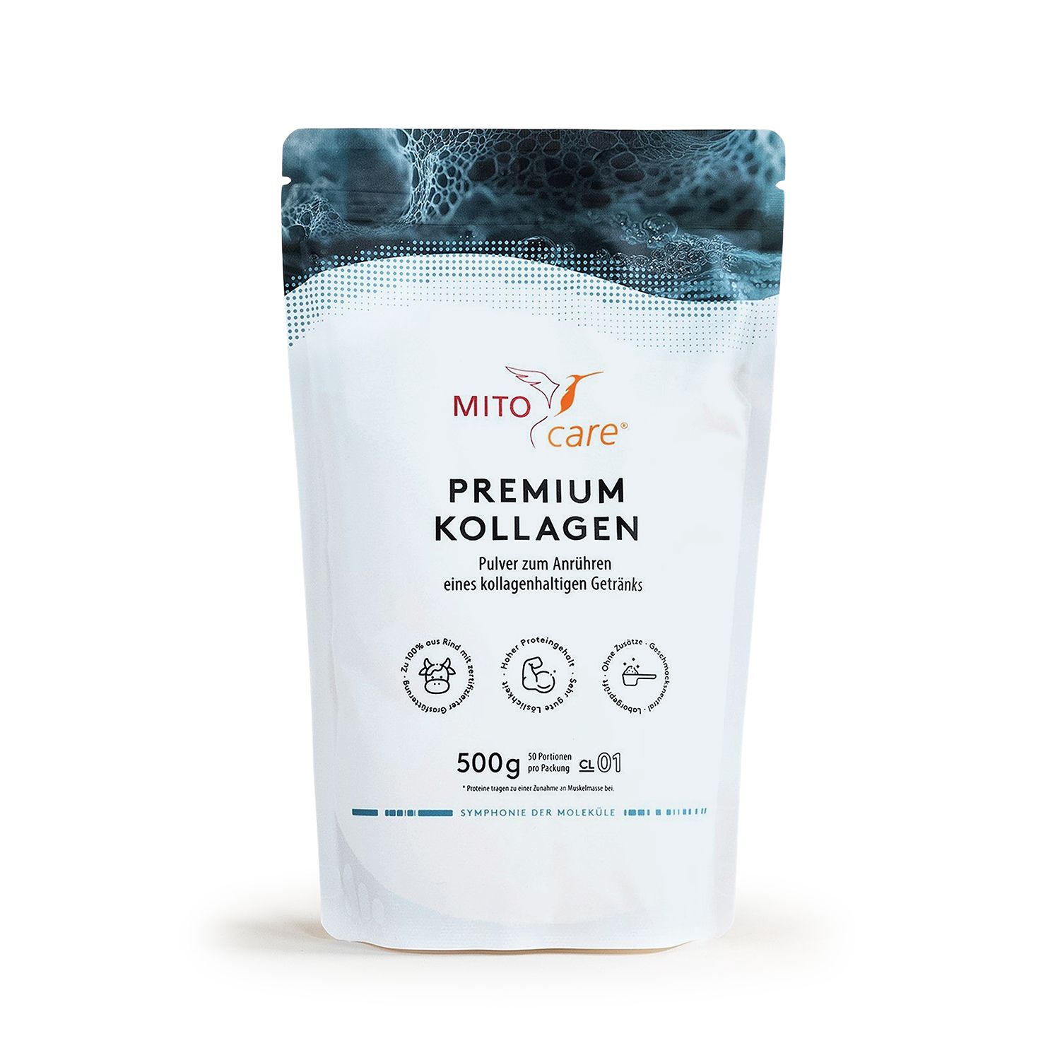 Mitocare Premium Kollagen Pulver 500 g