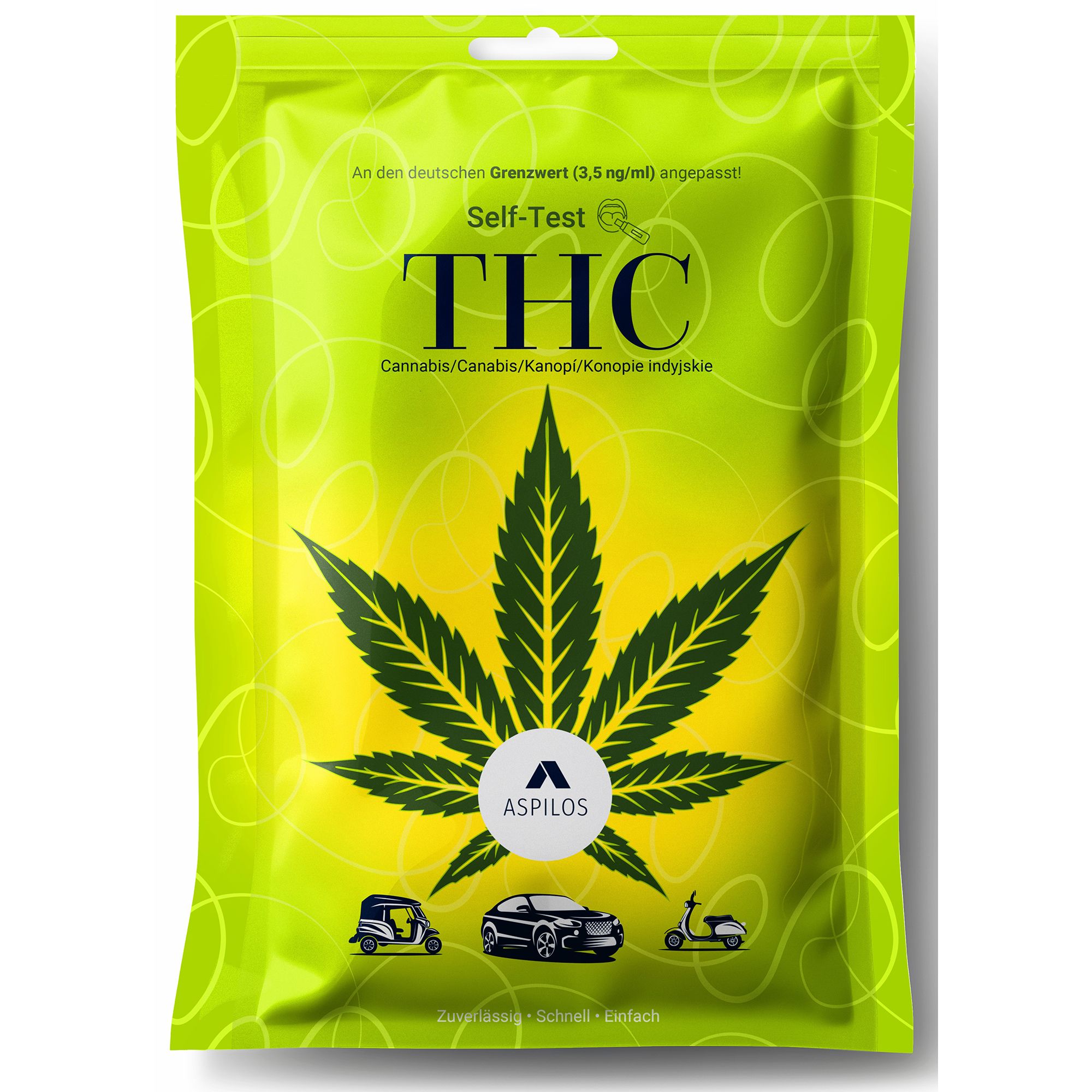Cannabis THC Schnelltest Speichel 3,5 ng 1 St Test
