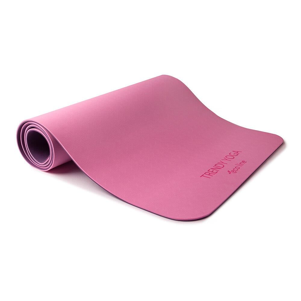 yogabox Eco Yogamatte TPE 2-farbig - pink / aubergine 180 x 60 0,6 cm 1 St