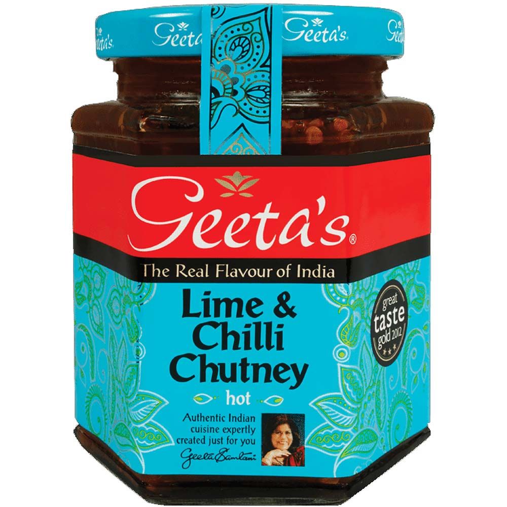 Geeta's Lime & Chilli Chutney hot