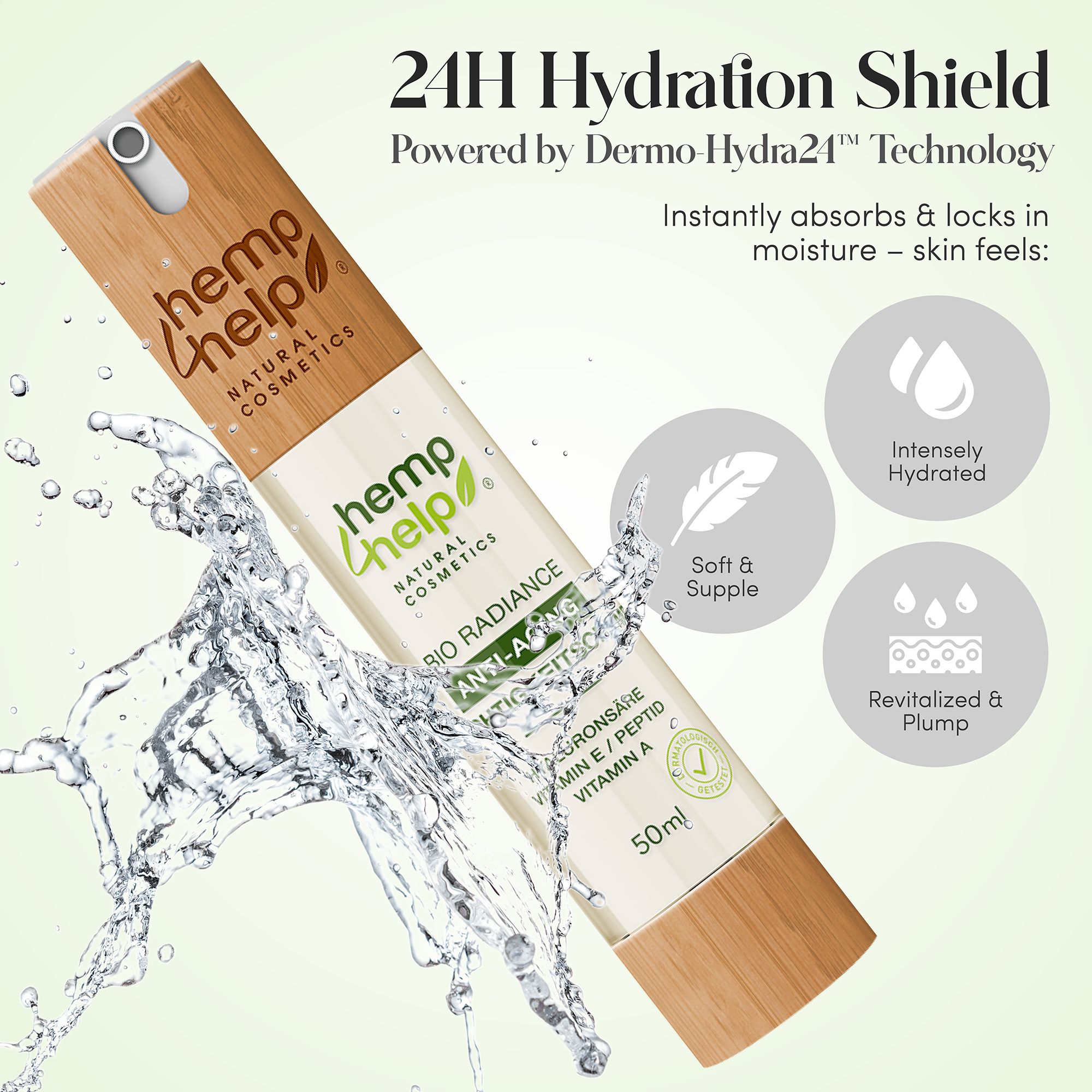 H4H Naturals® Bio Radiance Gesichtscreme Anti-Aging