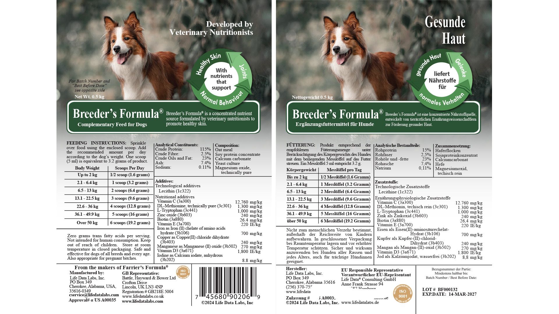 Life Data Breeder's Formula