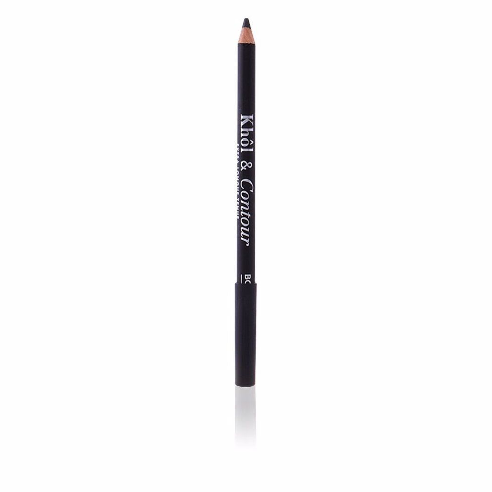Schwarzer Kajalstift. Aufschrift: Khol & Contour. Schwarze Kappe. Aufschrift: 01. Schwarze Mine.