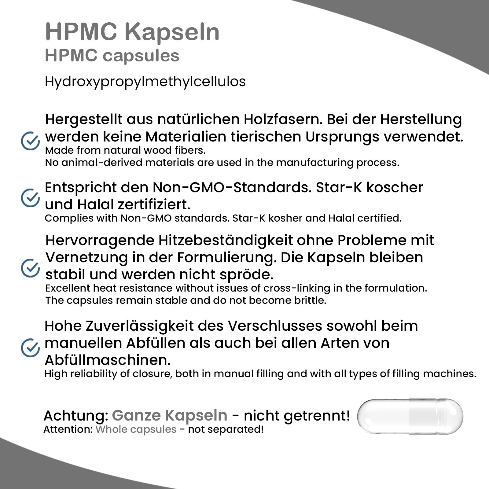 SHROOMY Leerkapseln Größe 1 verbunden