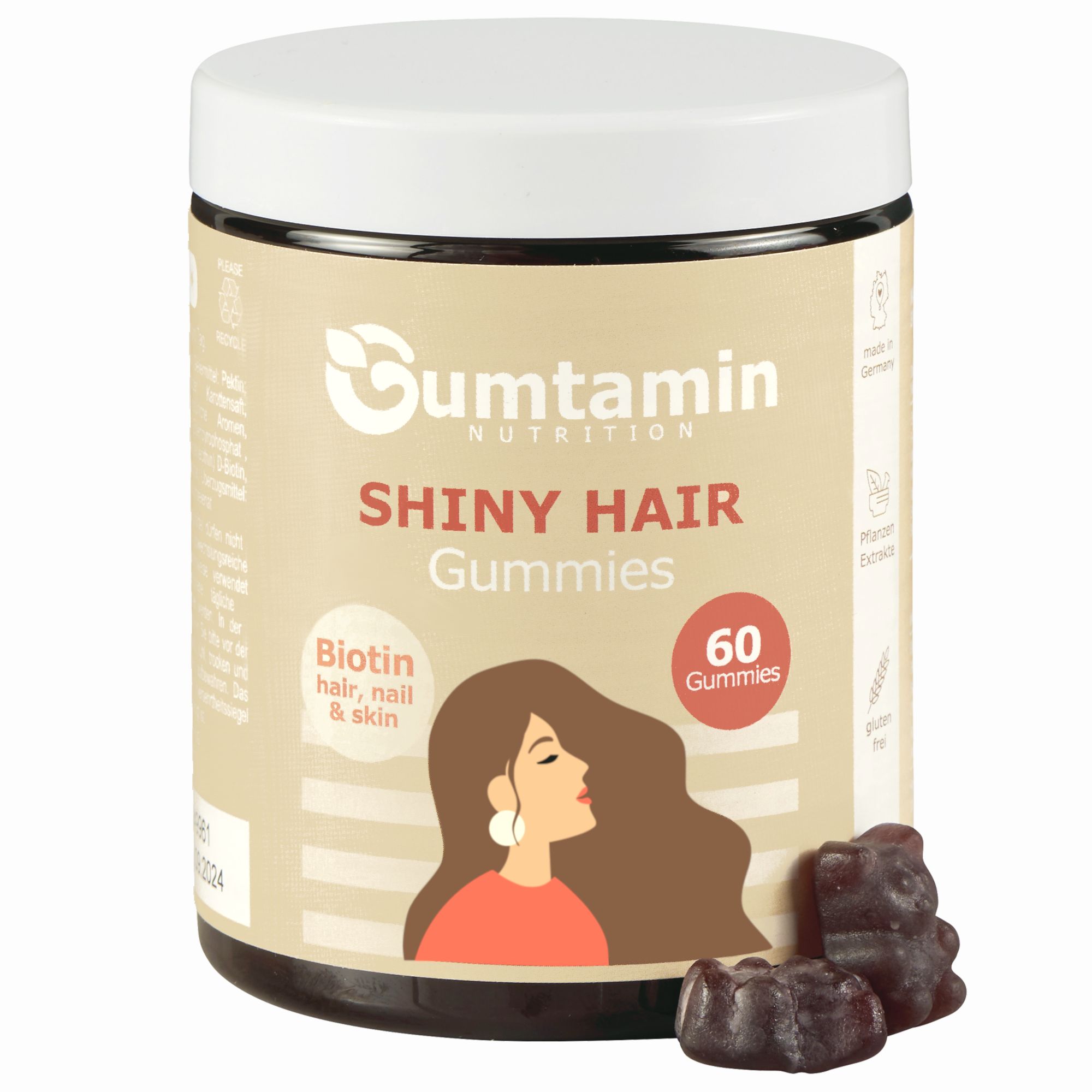 Shiny Hair Gummies | Gumtamin
