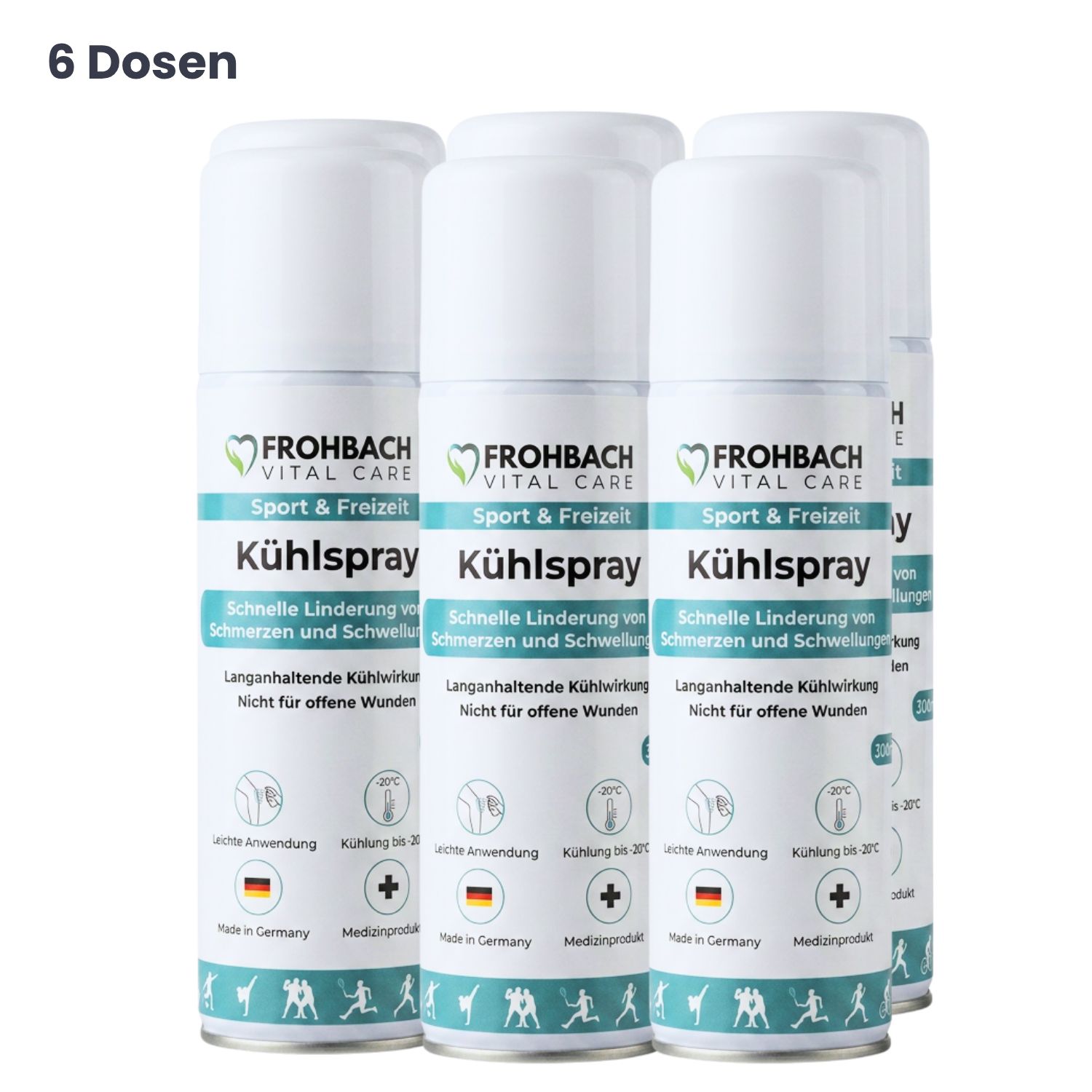Frohbach Kühlspray 6x300 ml Spray