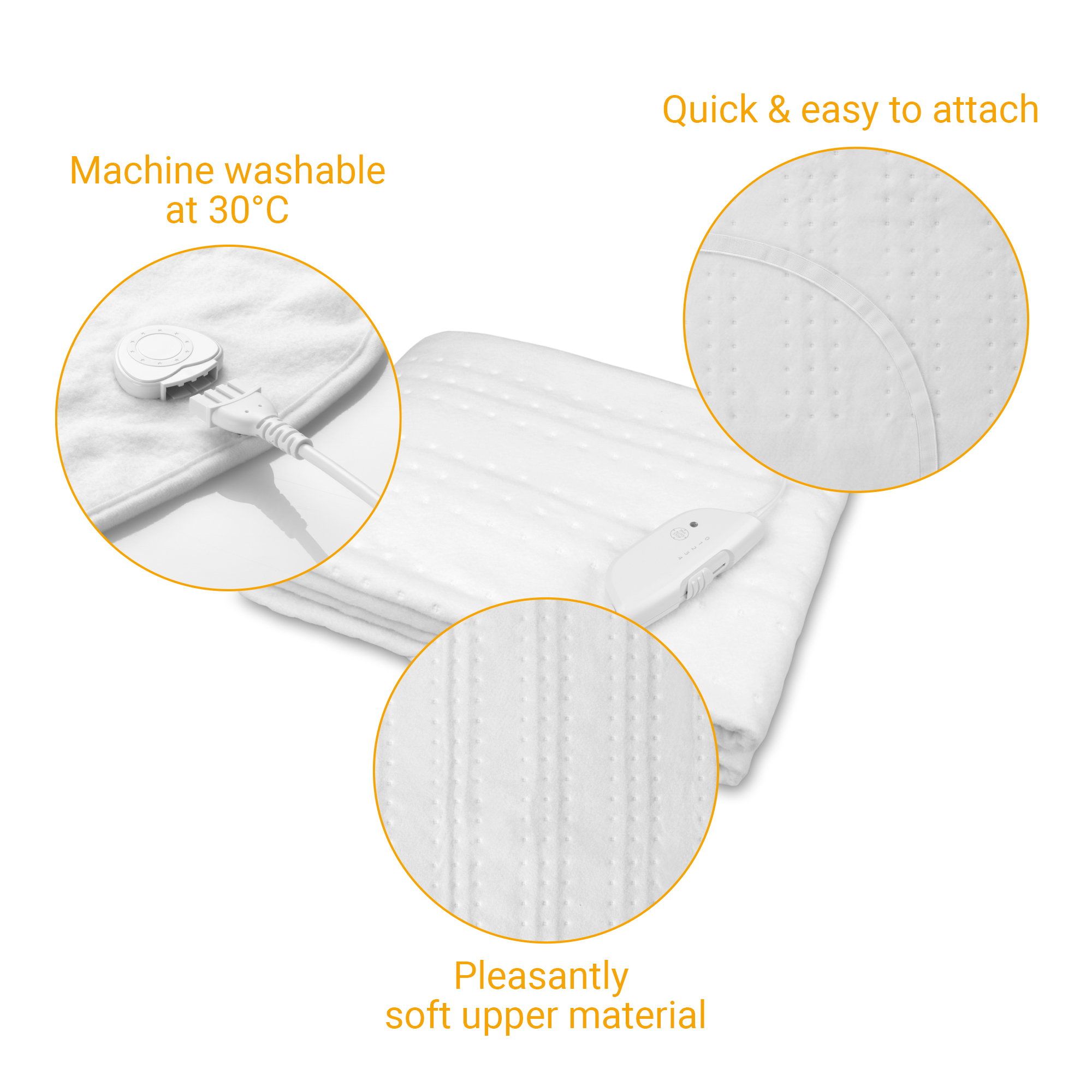 medisana HU 674 Wärmeunterbett | mit 4 Temperaturstufen | mit eingebautem Überhitzungsschutz