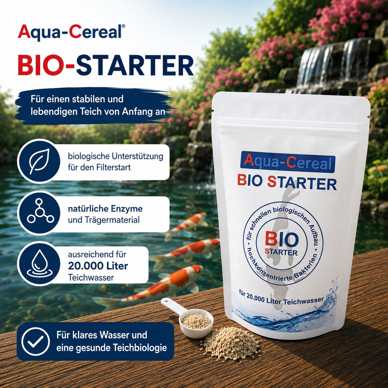 Aqua-Cereal KOI-HUMIN Konzentrat