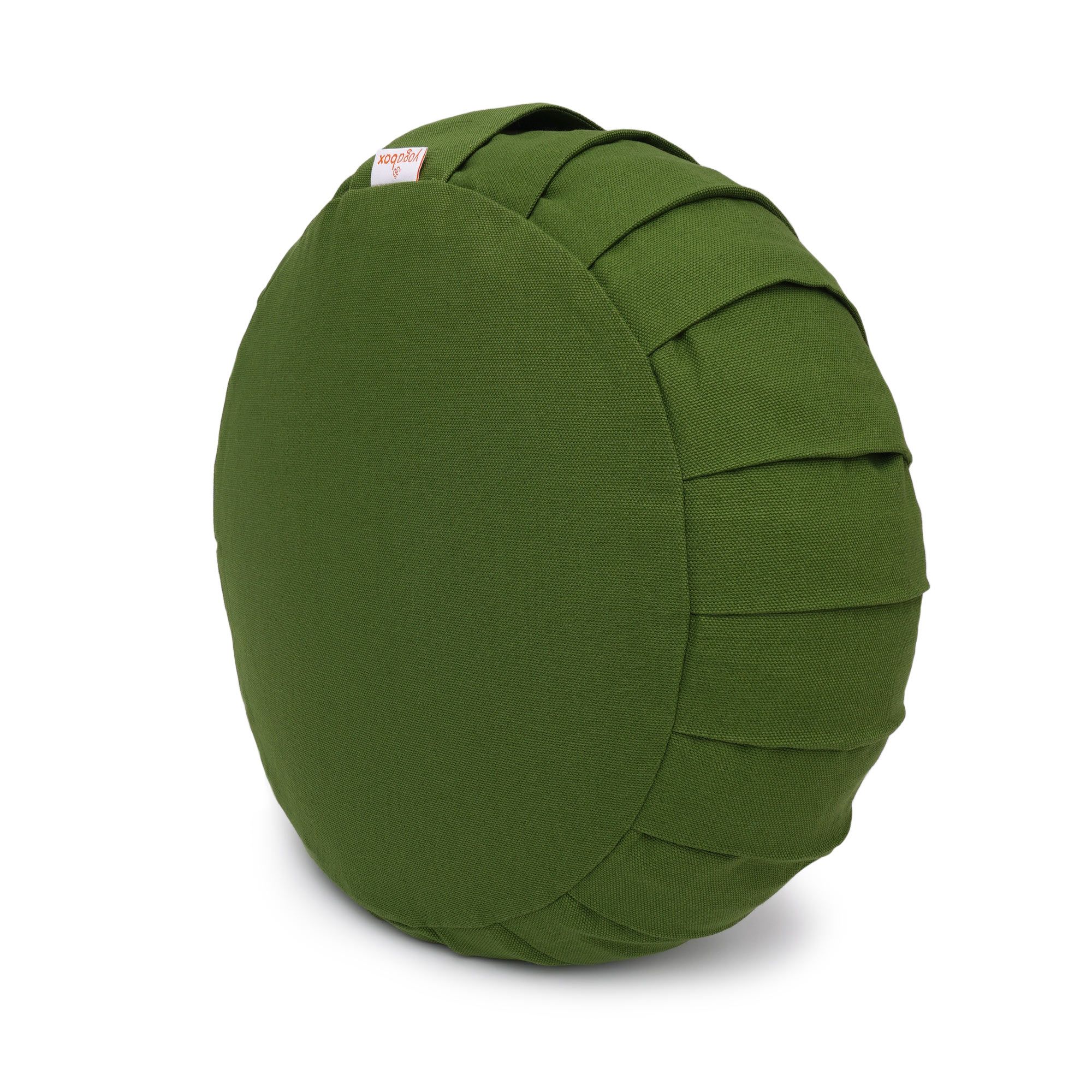 yogabox Meditationskissen / Yogakissen Zafu BASIC mit ZIP - olivgrün - 31 x 31 x 15,0 cm