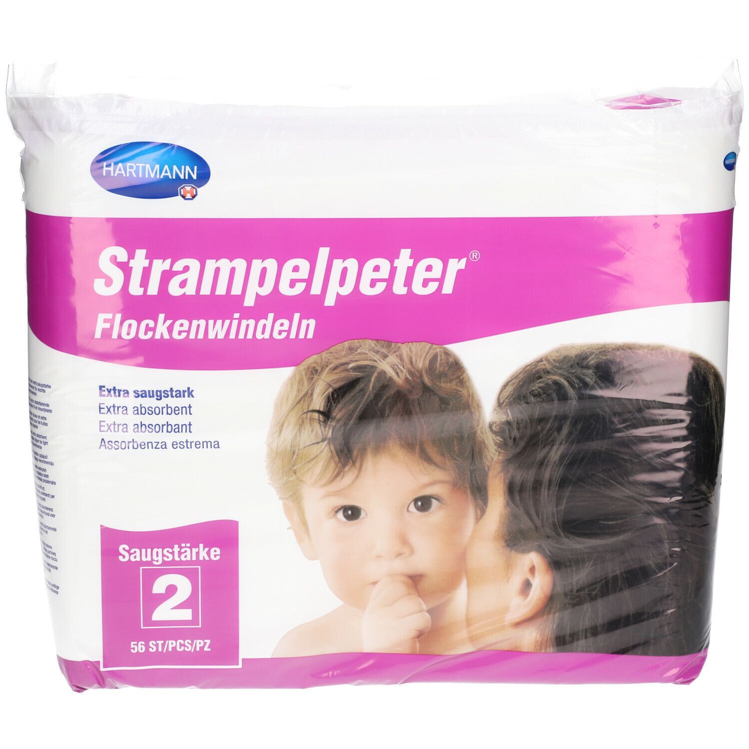 Strampelpeter® Flockenwindeln Saugstärke 2