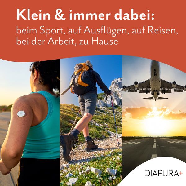 DIAPURA Gluco2Go Glucose-Gel Mix-Paket mit Waldbeer & Mango-Maracuja, Energie bei Unterzuckerung