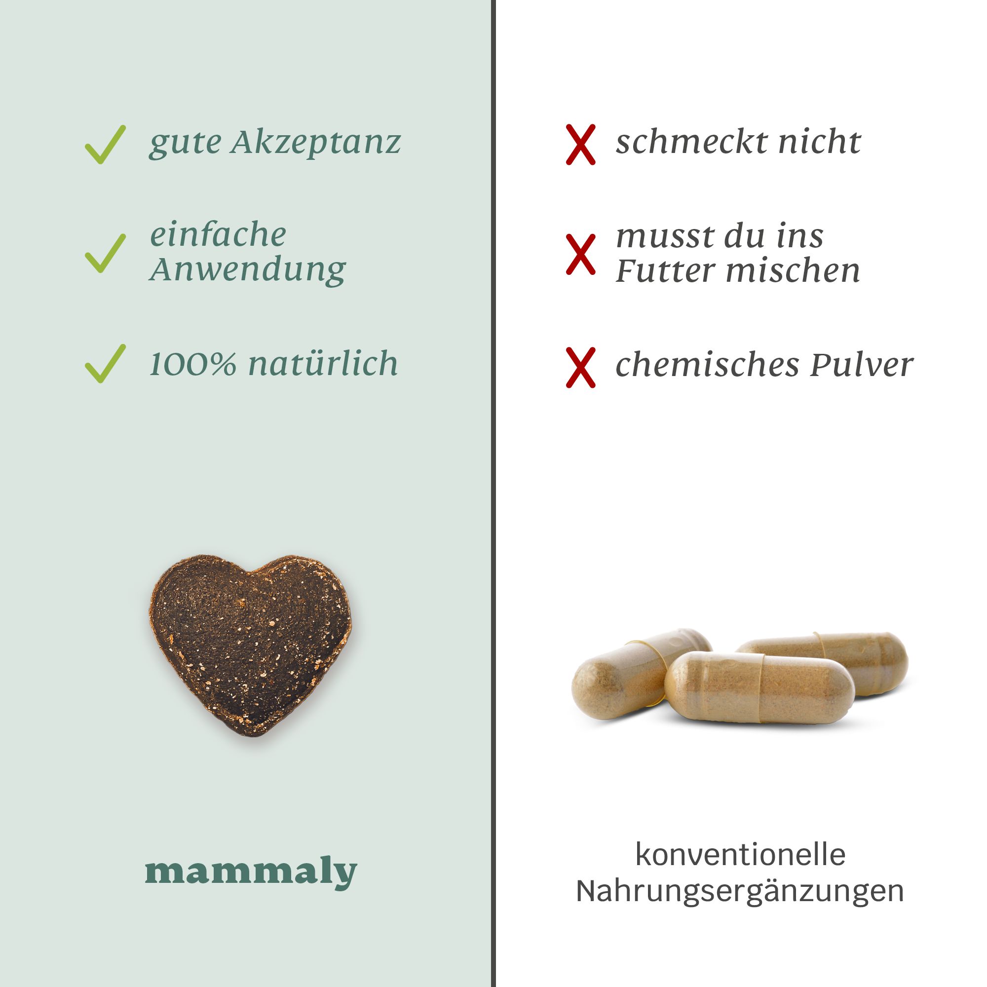 mammaly Happy Hips Gelenk Snacks für Hunde mit Grünlippmuschel Hund, beugt Arthrose vor