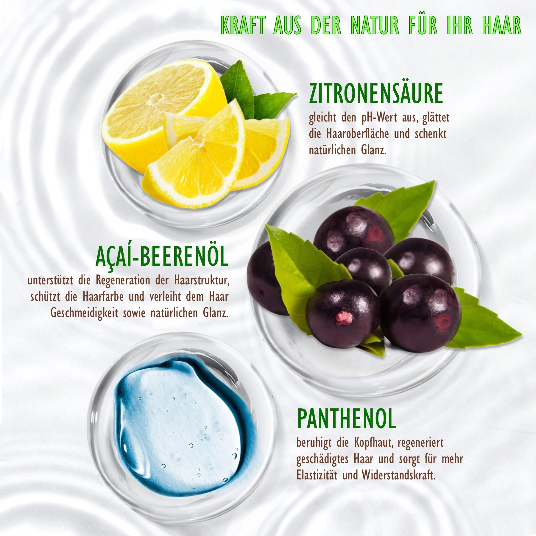Hello Nature Haarshampoo mit Acai Beere für die Haarpflege