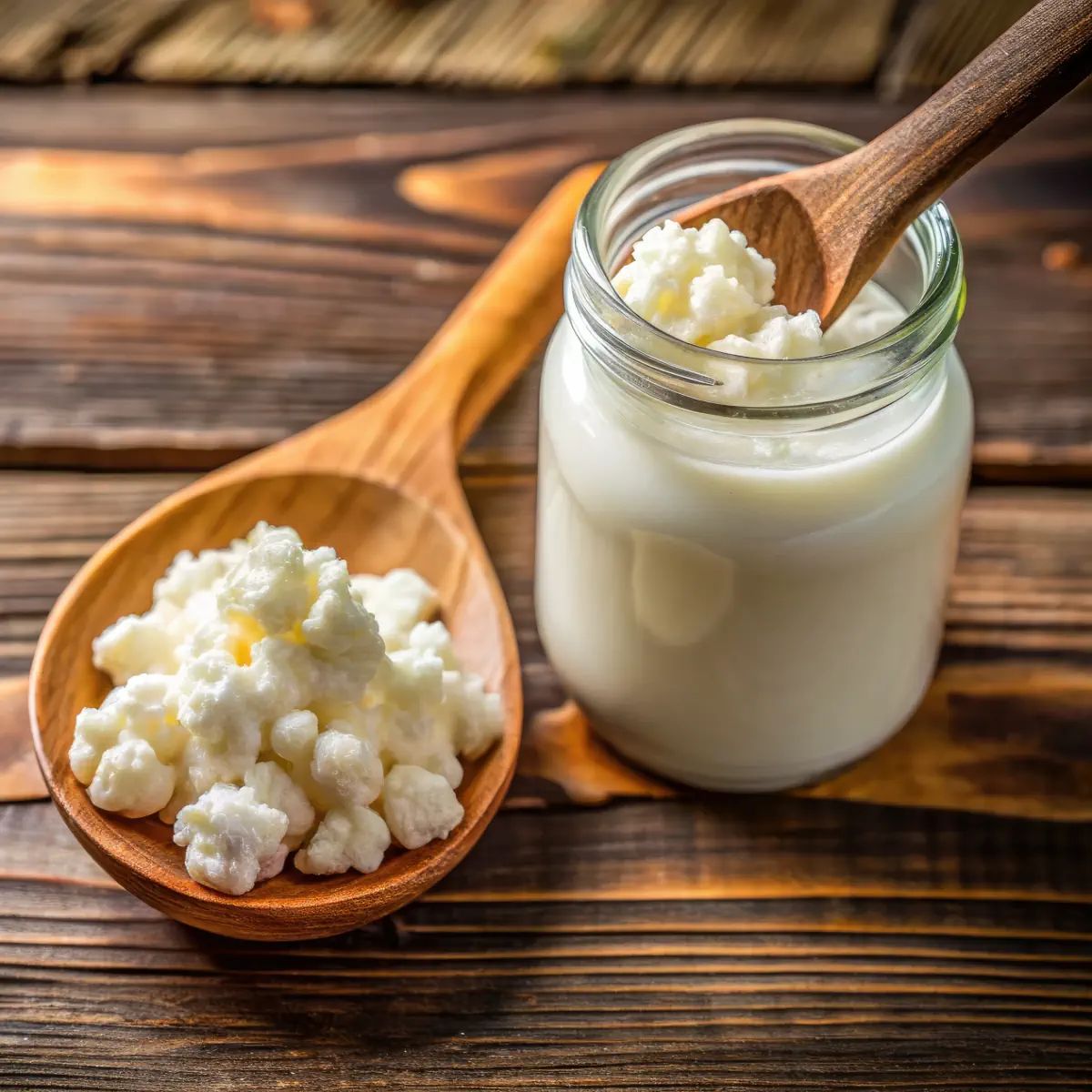 WELLNESS-DRINKS Bio-Milchkefir mit aktiven Kefirknollen