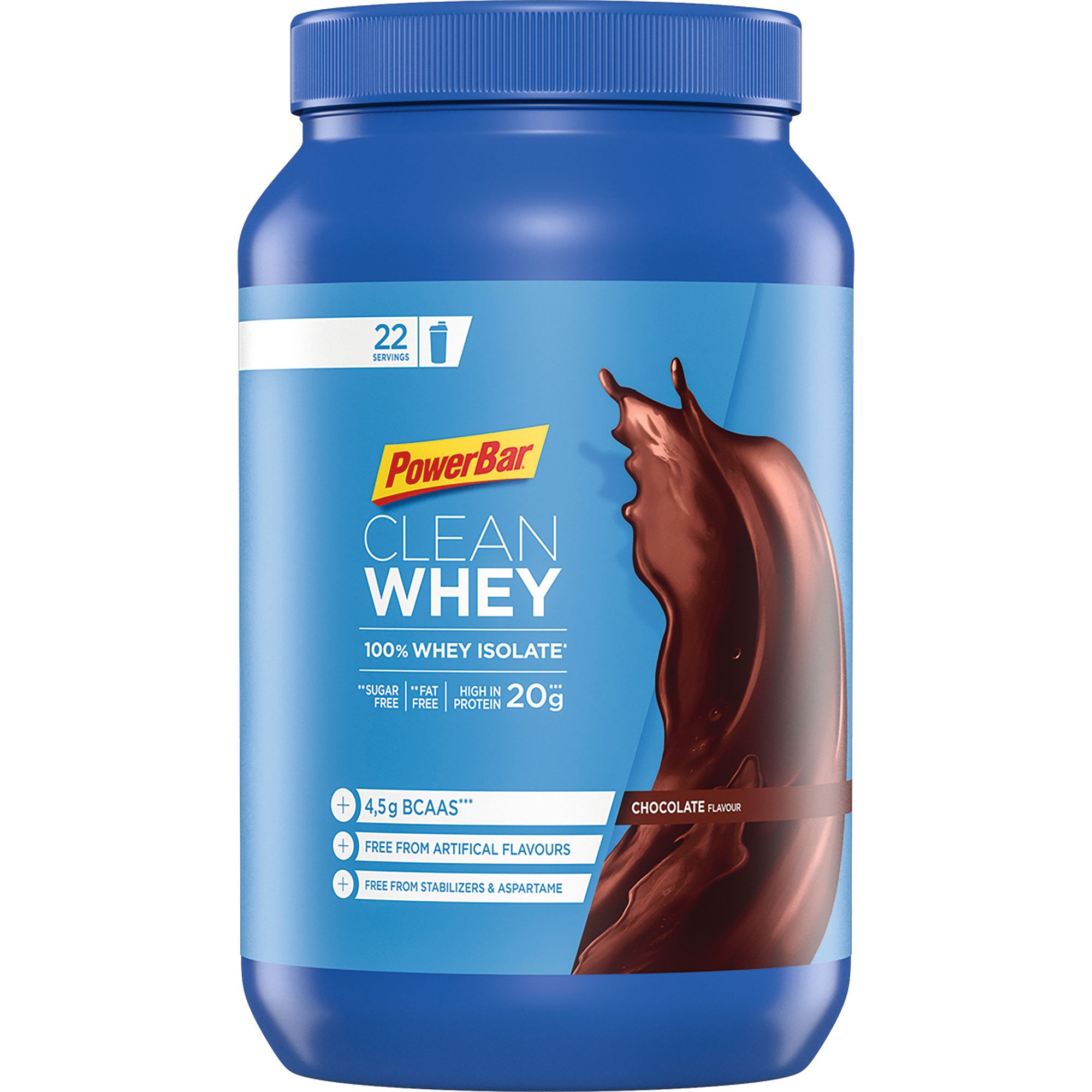Clean Whey (100% Whey Isolate) - Molkeneiweißisolat mit 20 g Protein pro Portion - Chocolate