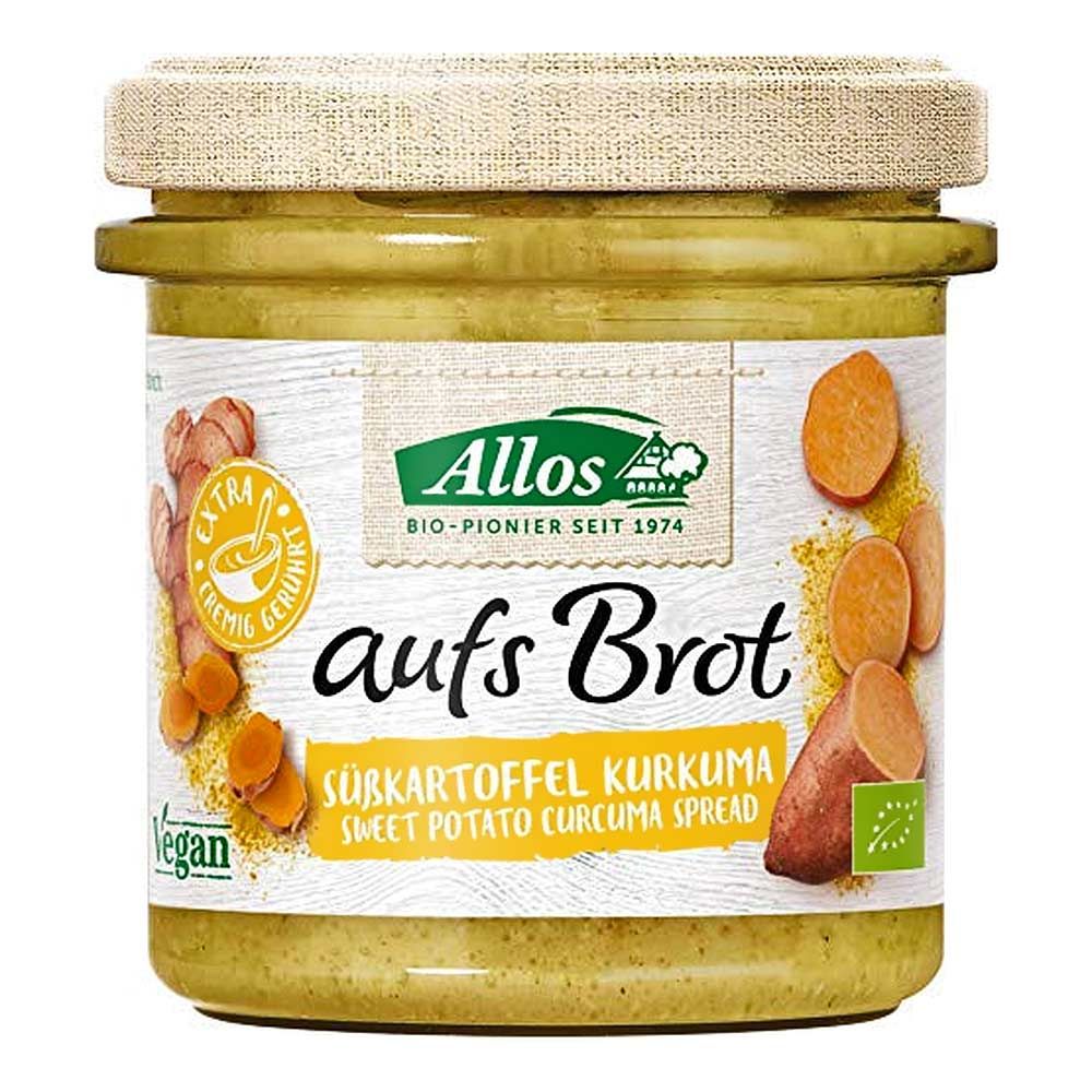 Allos Bio aufs Brot Süßkartoffel Kurkuma