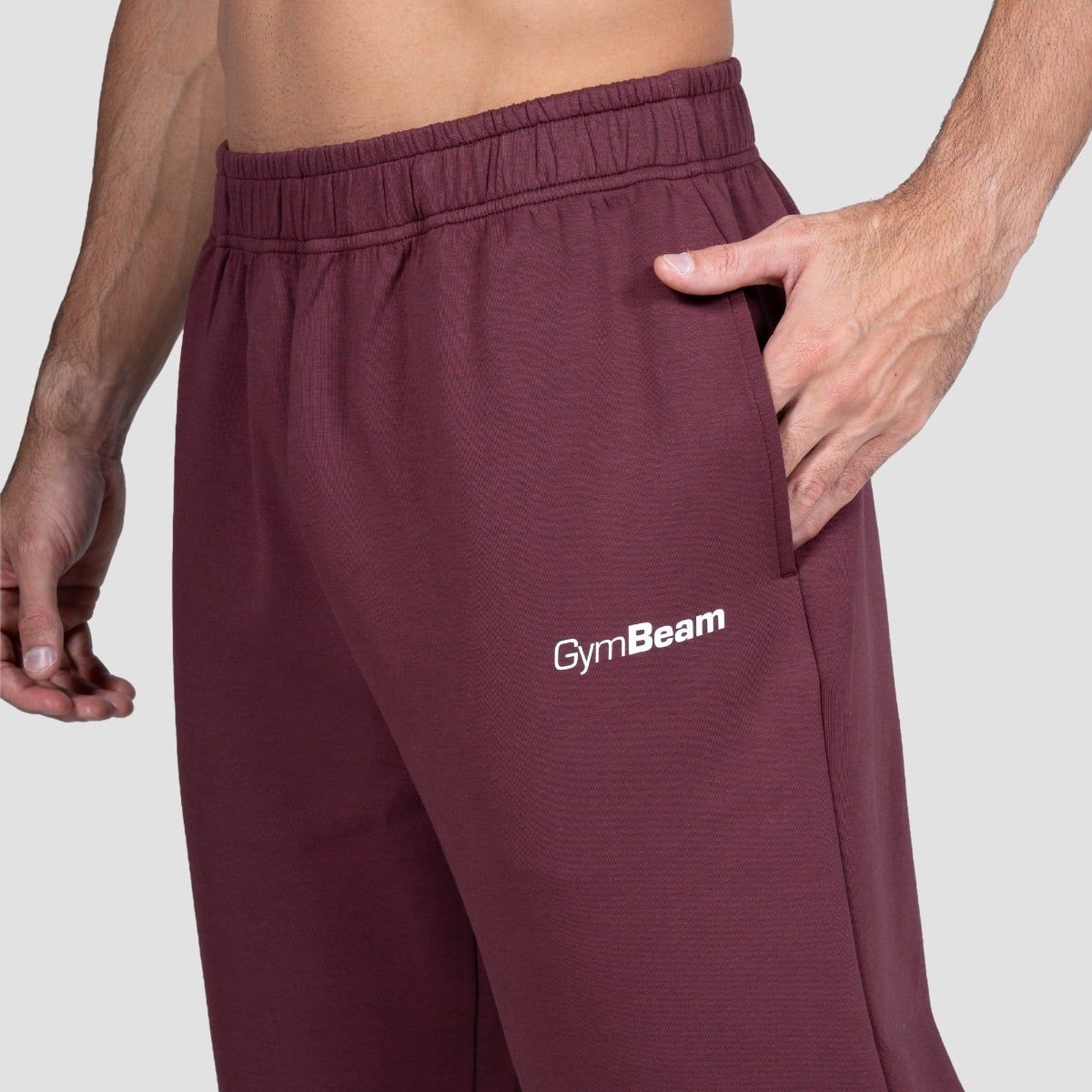 GymBeam Jogginghose Herren Oversized mit Gummizug und Taschen Relay Fig