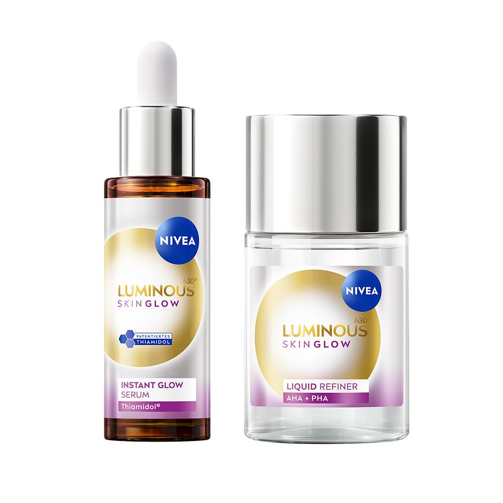 NIVEA LUMINOUS630 Skin Glow Routine Set Liquid Refiner & Instant Serum