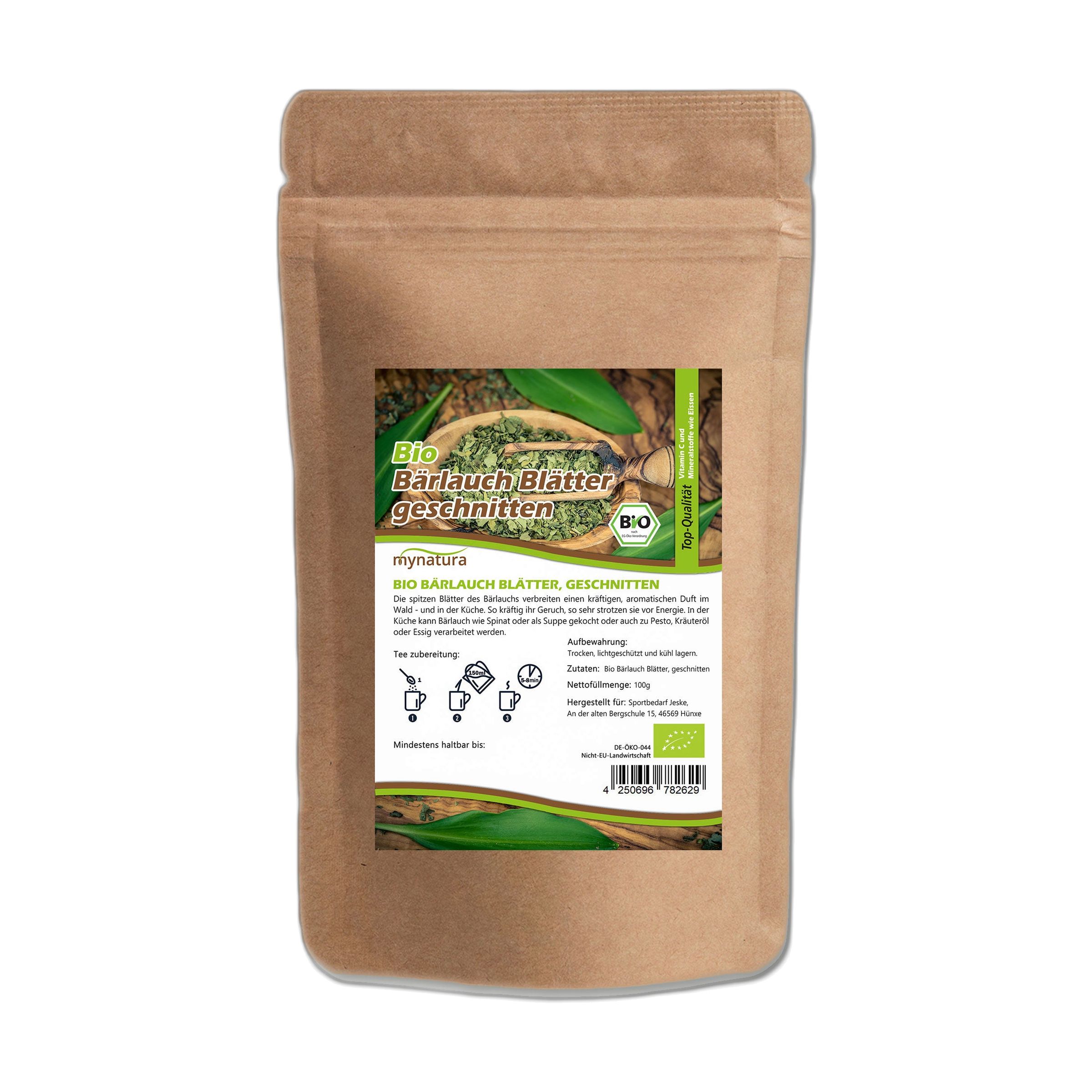 Mynatura Bio Bärlauch Blätter geschnitten 100 g