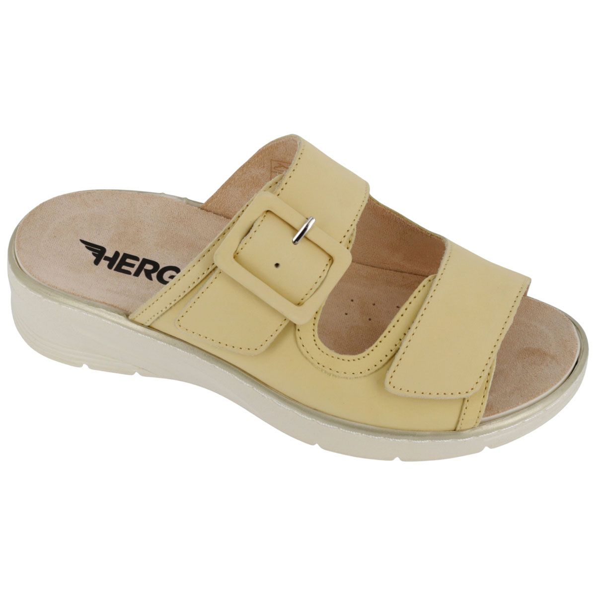 Hergos H5700 - Sabot in pelle ingrassata con plantare estraibile