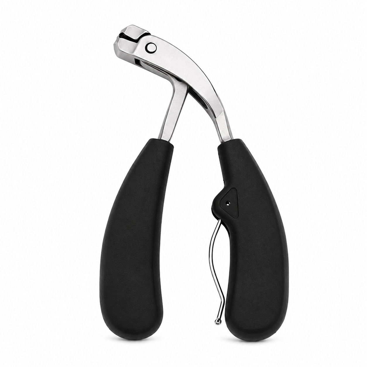 COOL-i ergonomischer Zehennagelknipser aus Edelstahl, mit langem Griff & Auffangfach 1 Pc Nagelknipser