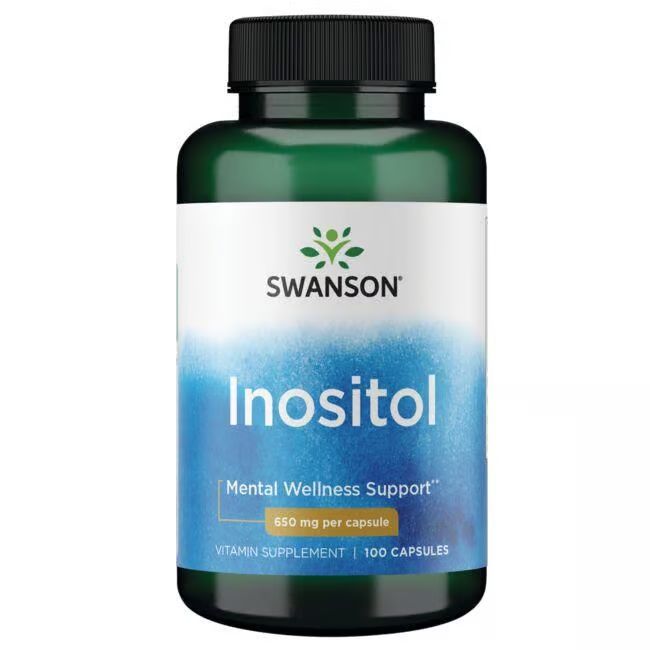 Swanson Inositol 650 mg 100 Pc
