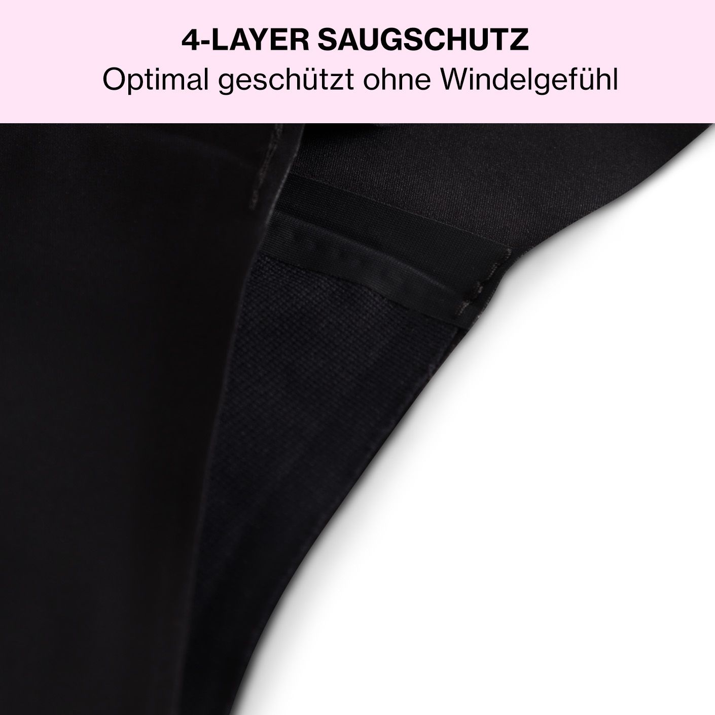 mymonthlys Tanga Periodenslip leichte Blutung - saugstark, mega bequem, nahtlos & unsichtbar