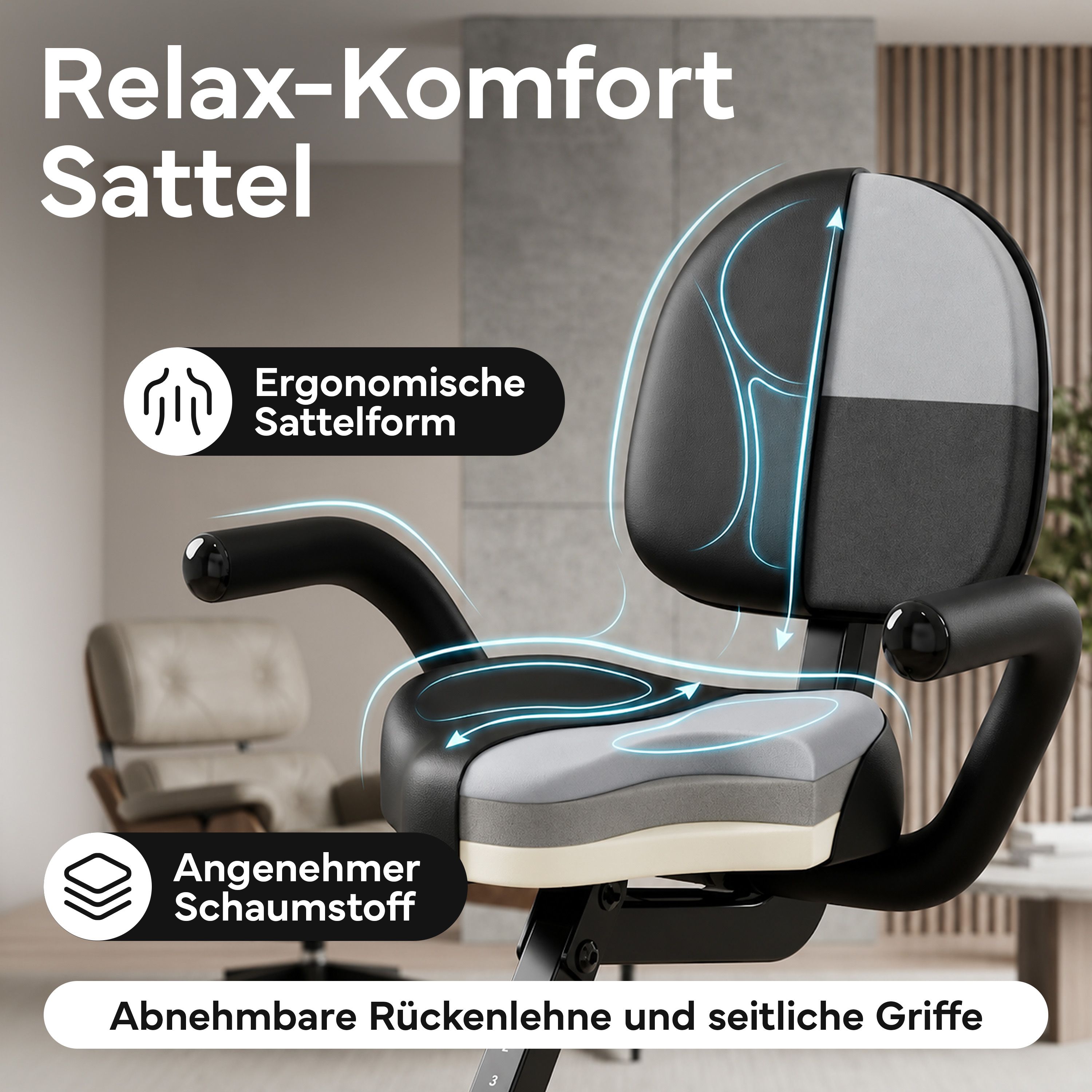 Heimtrainer Fahrrad klappbar
