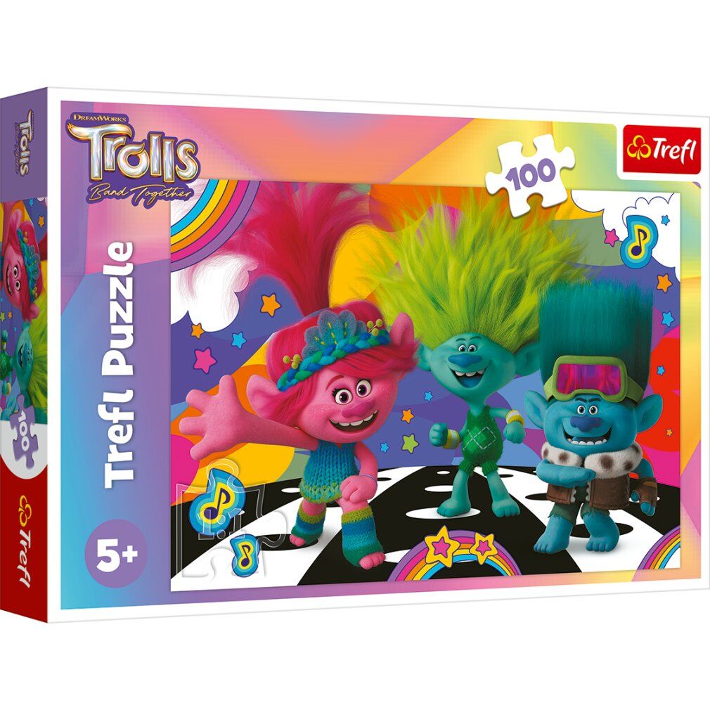 trefl Puzzle Trolls 3: Fun Trolls 100 Teile