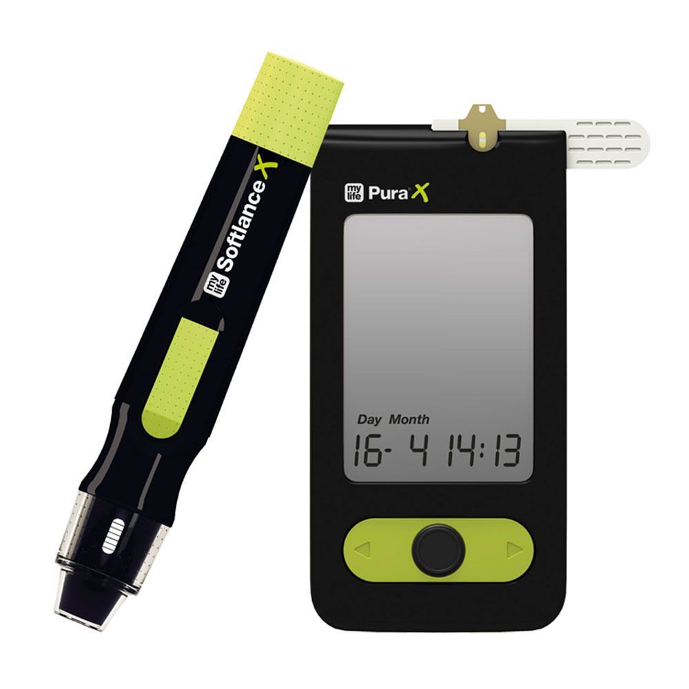 mylife Pura X Blutzucker Messsystem mmol/L