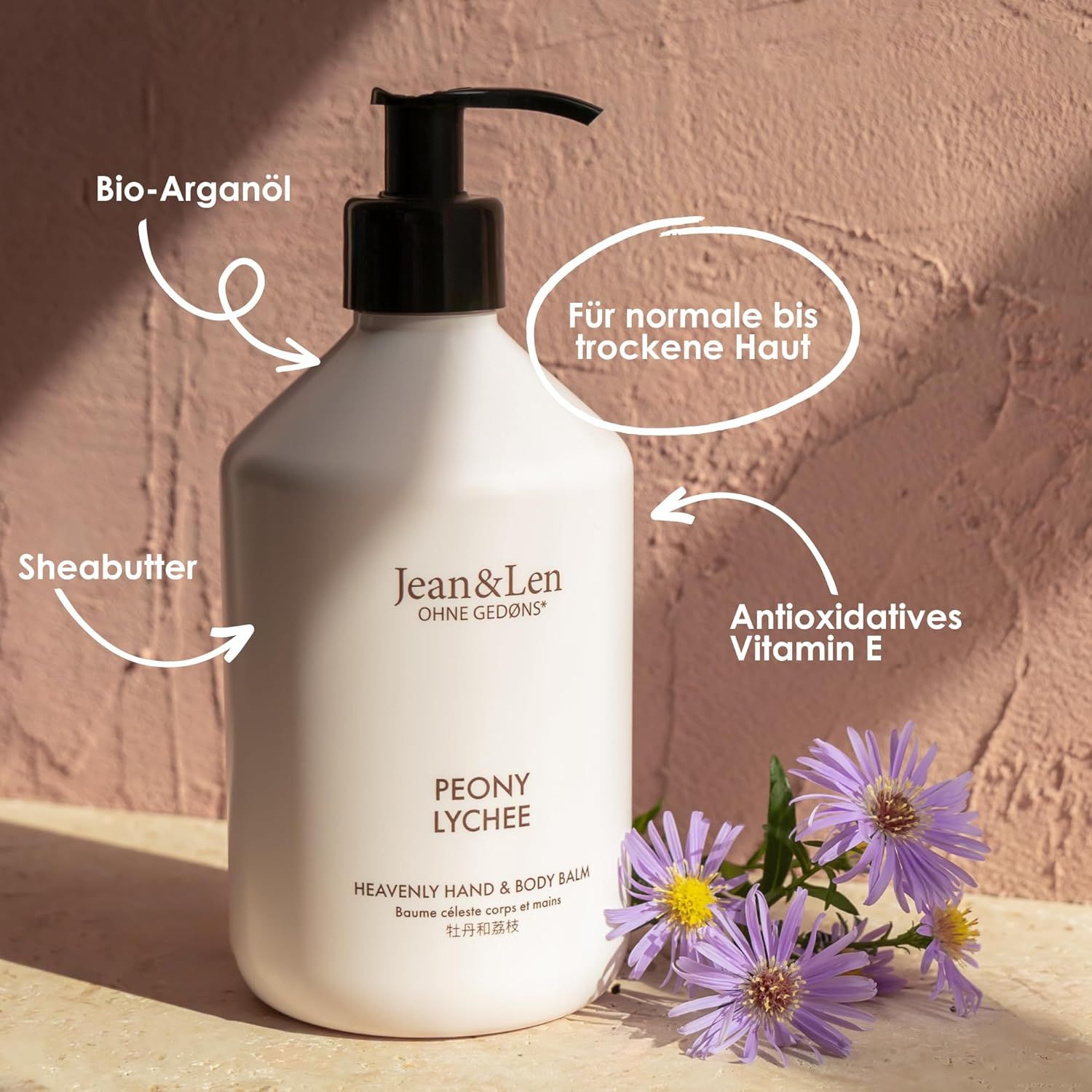 Jean & Len Heavenly Hand- & Body Balm Peony & Lychee