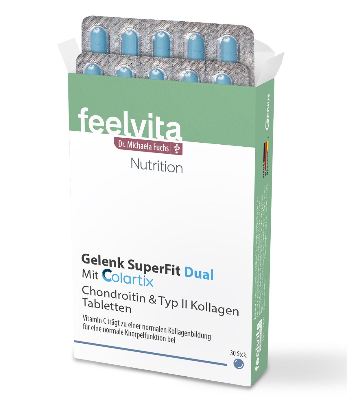 Genius Feelvita Nutrition Gelenk SuperFit Dual Tabletten 30 St Kapseln