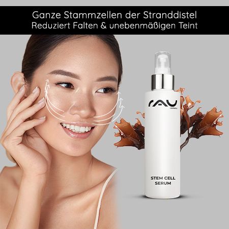 RAU Cosmetics Stem Cell Serum - Anti-Aging für das Gesicht mit echten pflanzlichen Stammzellen 100 ml