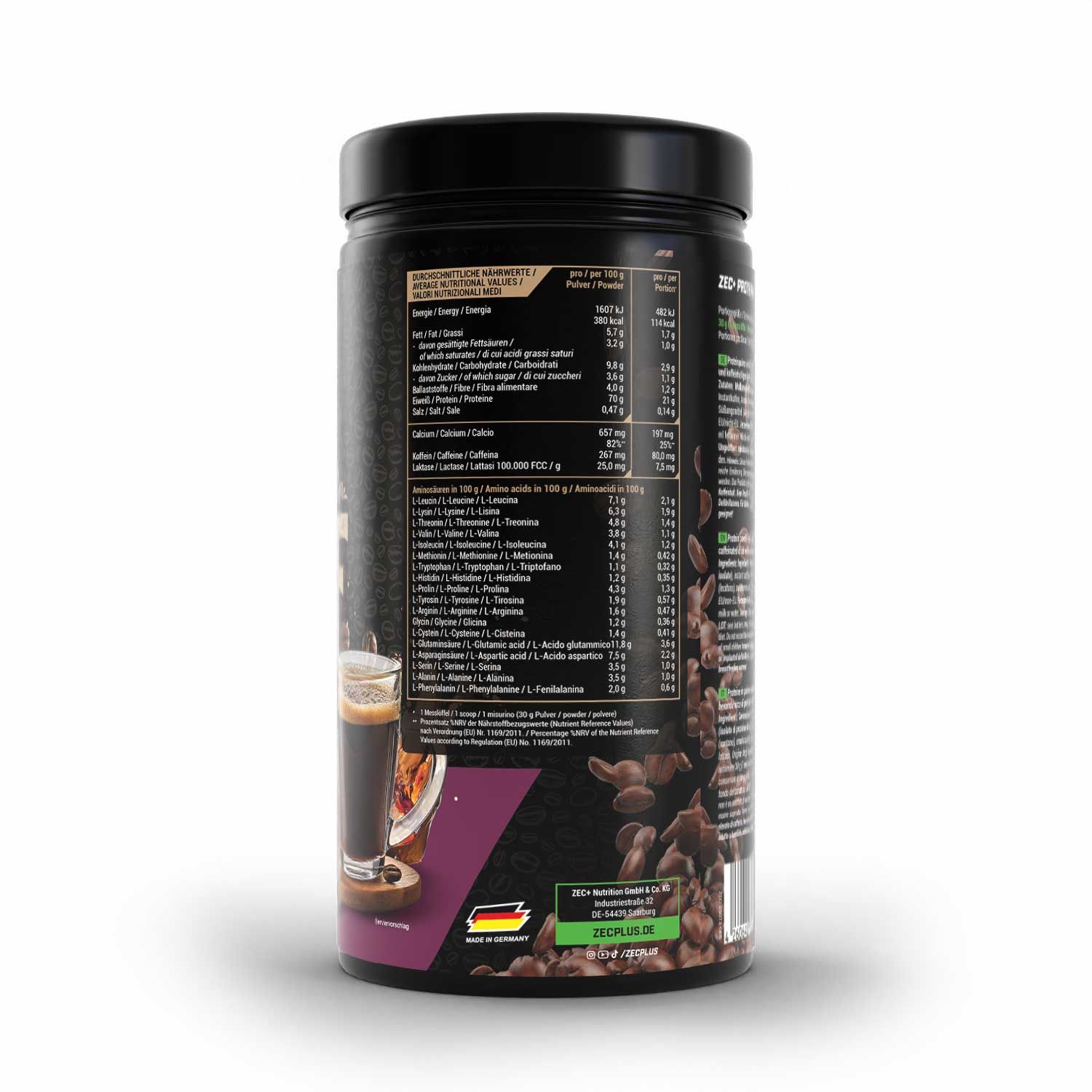 ZEC+ PROTEIN COFFEE Dark Roast