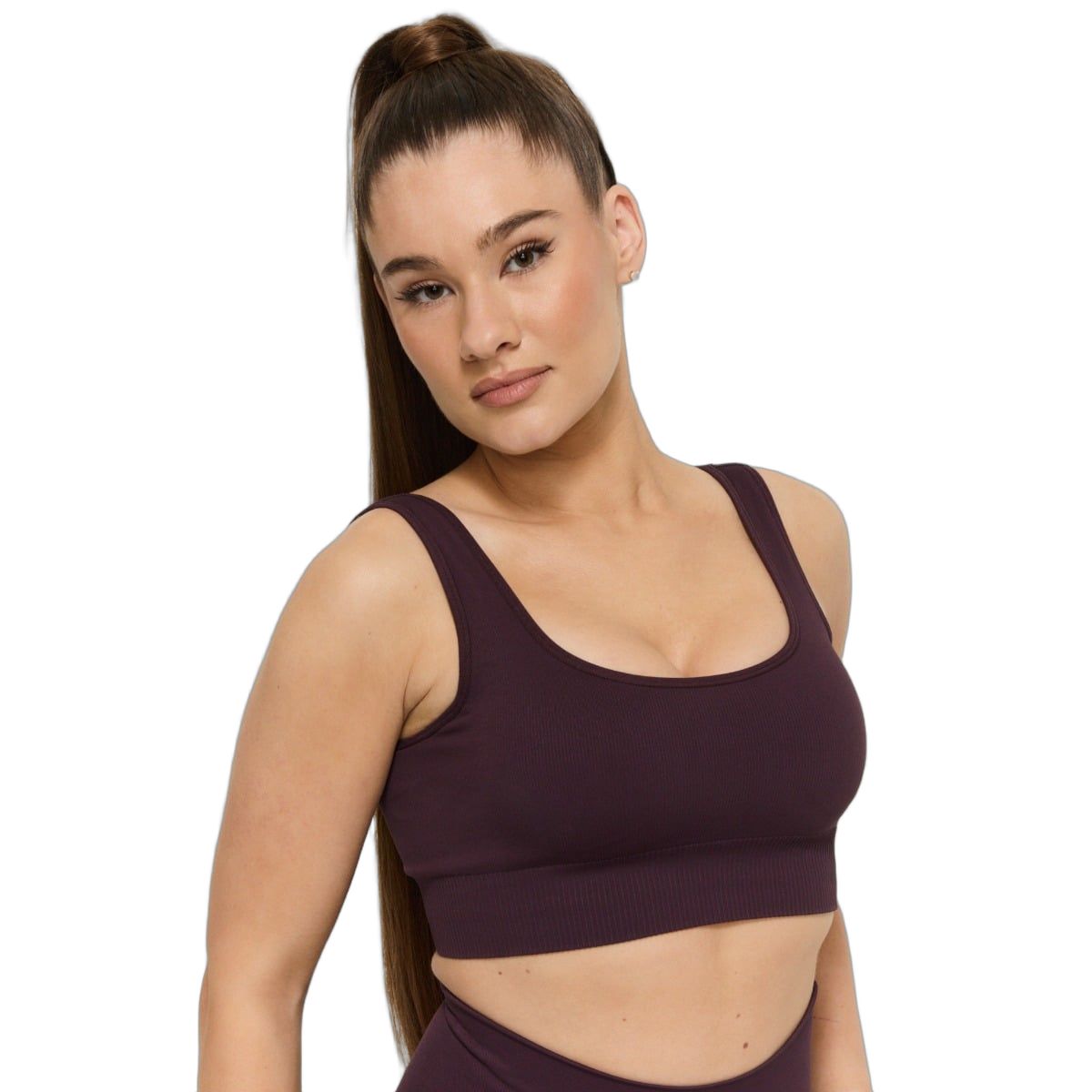 GymBeam Sport-BH Damen nahtlos mit breiten Trägern Eclipse 1 St