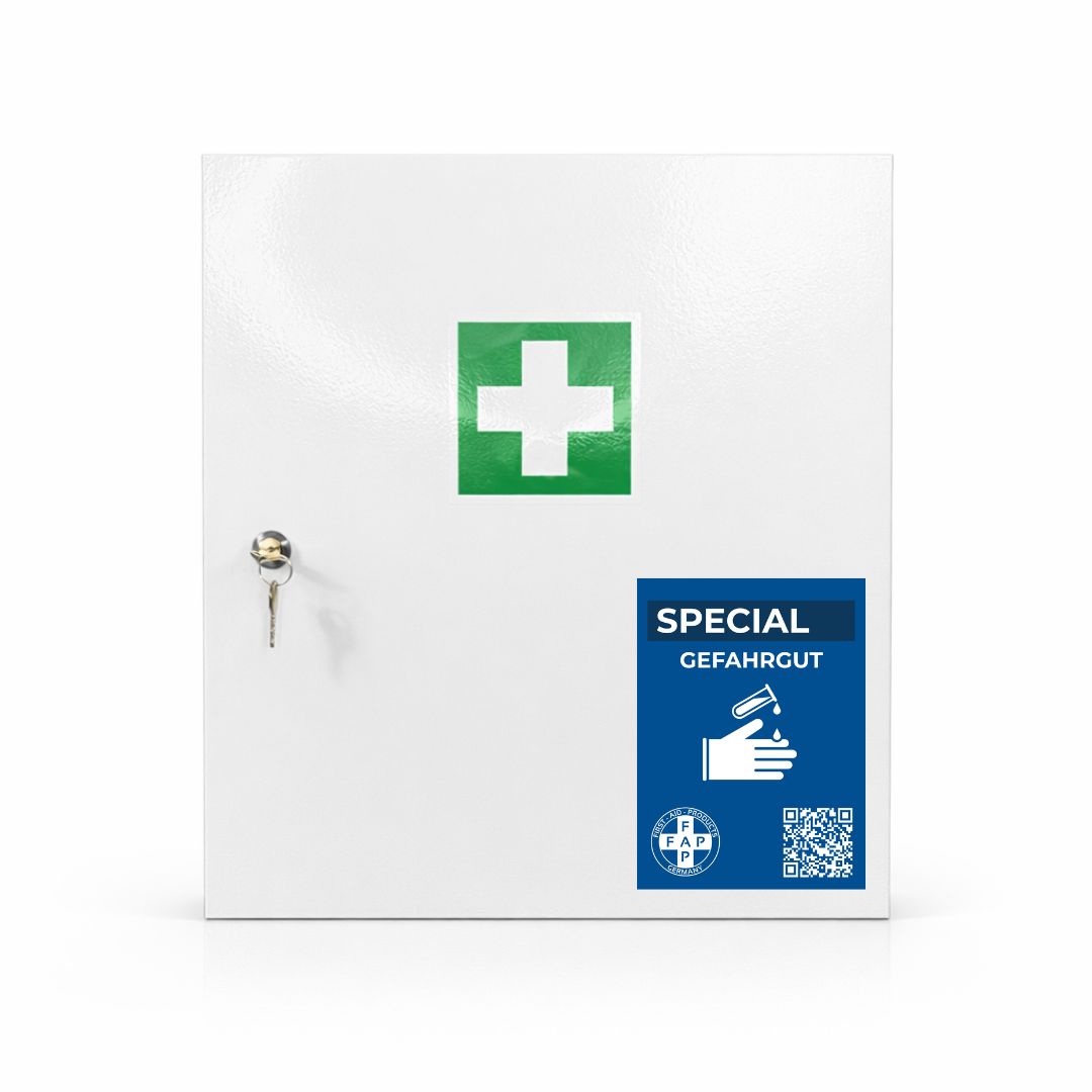 FAP First Aid Products Erste-Hilfe-Schrank Gefahrgut DIN 13157 - eintürig 1 St