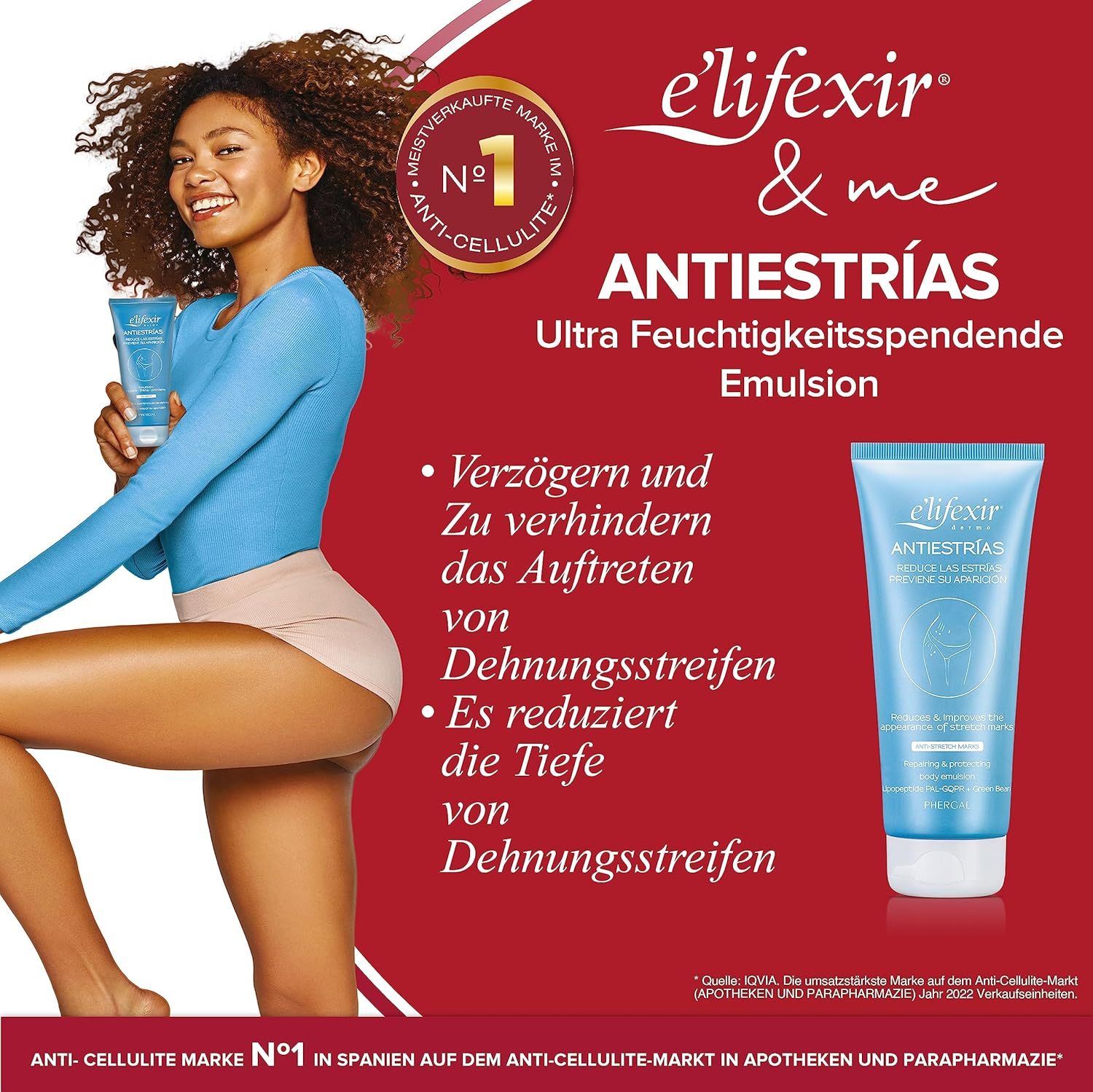 E'LIFEXIR Anti-Dehnungsstreifen Creme