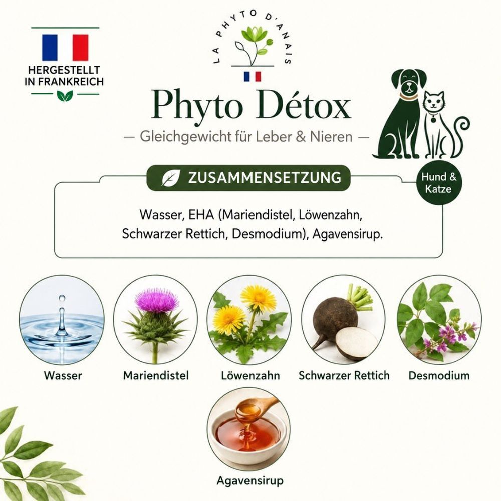 Phyto Mobilité Articulaire Flasche mit 250ml, für Hunde und Katzen, für Beweglichkeit und Gelenkkomfort.