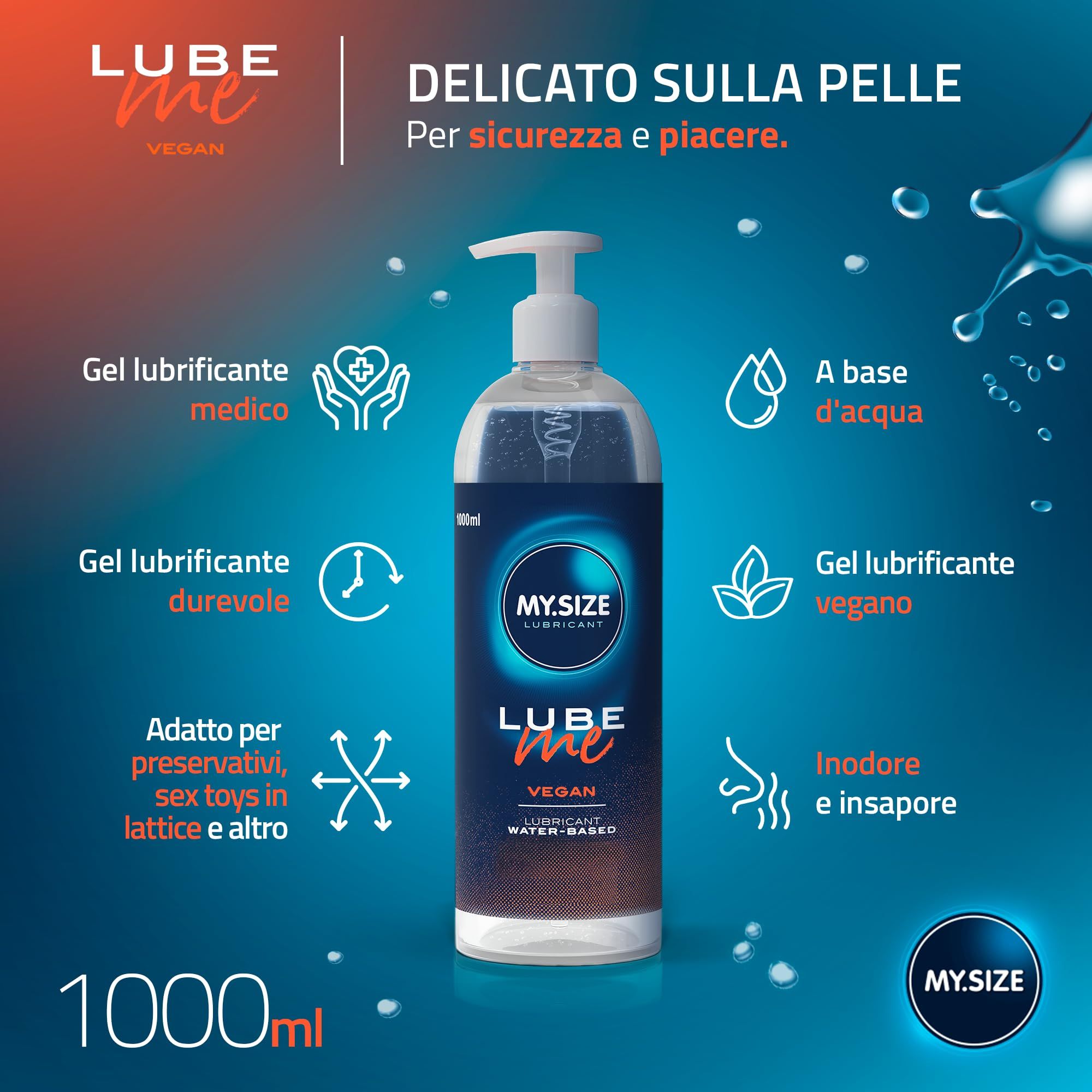 MY.SIZE Lube Me Premium Gleitgel Vegan